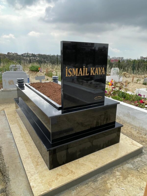 Tek Kişilik Granit Mezar Modelleri - Görsel 16