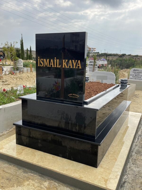 Tek Kişilik Granit Mezar Modelleri - Görsel 18
