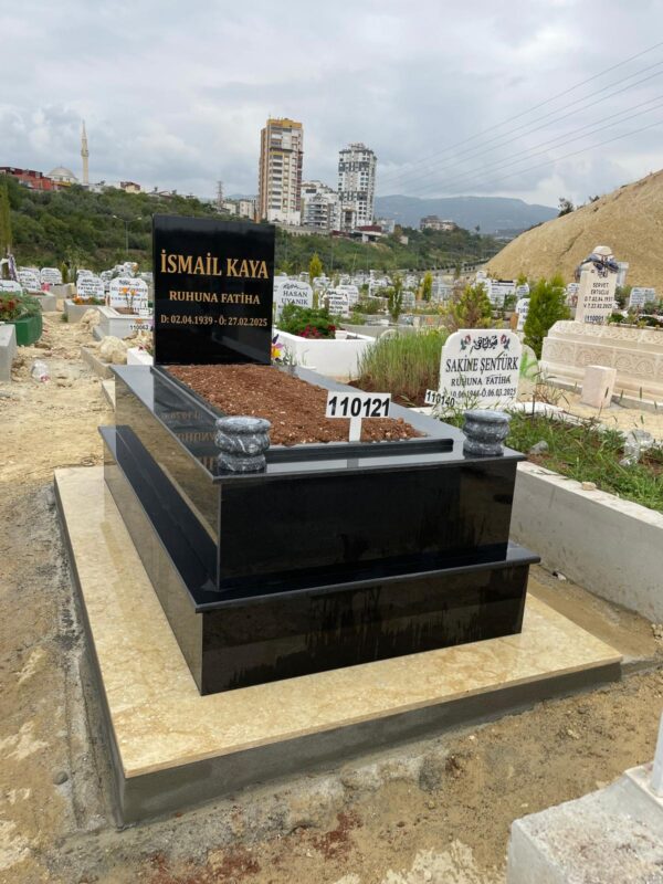 Tek Kişilik Granit Mezar Modelleri - Görsel 21