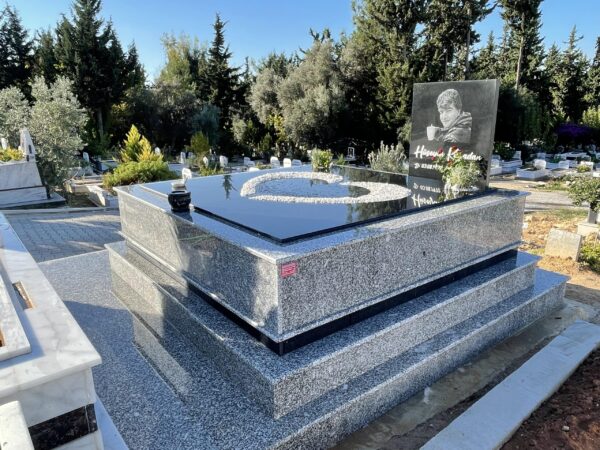 2 Kişilik Özel Tasarım Granit Mezar Çeşitleri - Görsel 7