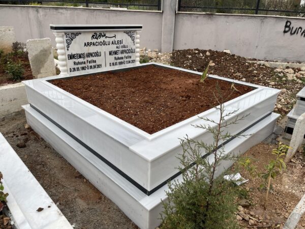 2 Kişilik Mermer Mezar Çeşitleri - Görsel 2