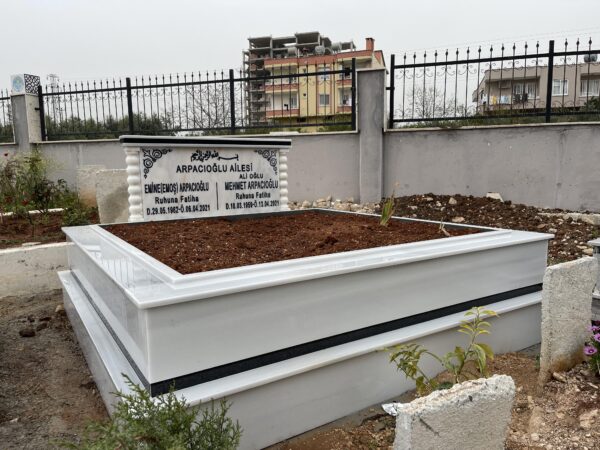 2 Kişilik Mermer Mezar Çeşitleri - Görsel 3