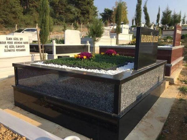 2 Kişilik Granit Mezar Modelleri - Görsel 2