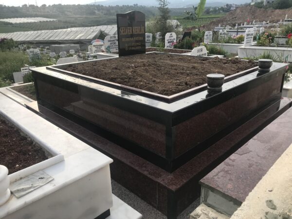 2 Kişilik Granit Mezar Modelleri - Görsel 5