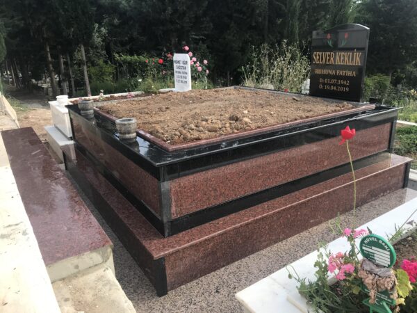 2 Kişilik Granit Mezar Modelleri - Görsel 6
