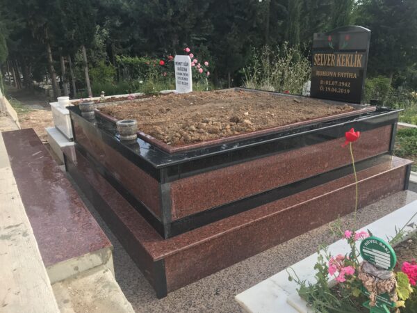 2 Kişilik Granit Mezar Modelleri - Görsel 7