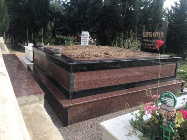 2 Kişilik Granit Mezar Modelleri - Görsel 8