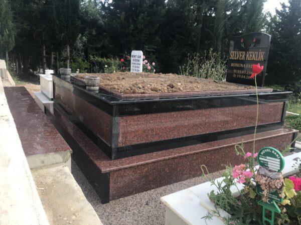 2 Kişilik Granit Mezar Modelleri - Görsel 8