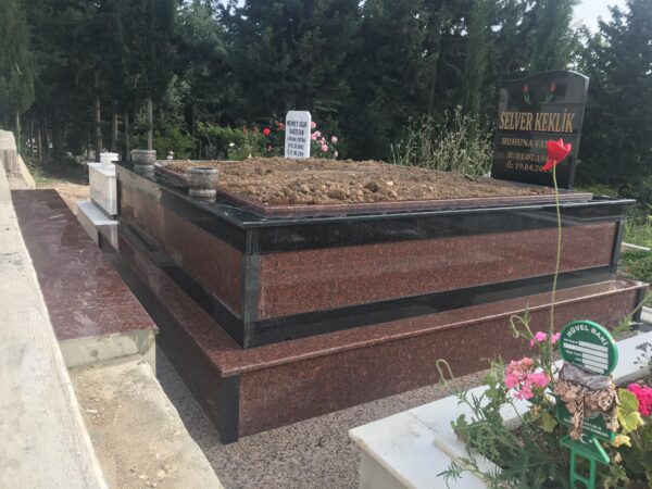 2 Kişilik Granit Mezar Modelleri - Görsel 9
