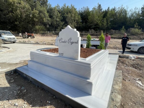 2 Kişilik Mermer Mezar Tasarımları - Görsel 6