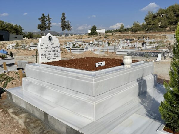 2 Kişilik Mermer Mezar Tasarımları - Görsel 11