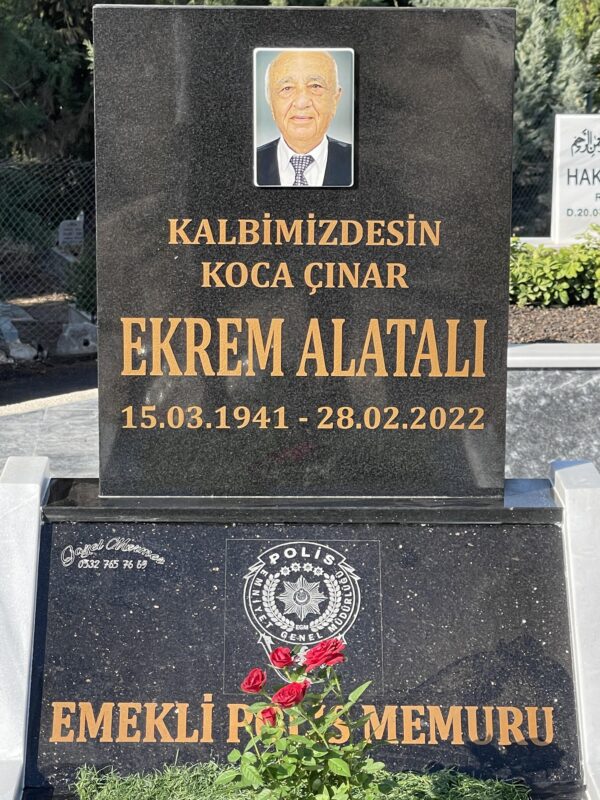 Kişiye Özel Blok Granit ve Mermer Mezar Tasarımı - Görsel 7