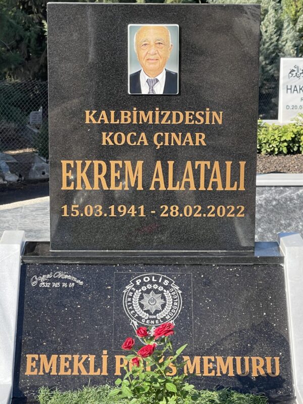 Kişiye Özel Blok Granit ve Mermer Mezar Tasarımı - Görsel 7