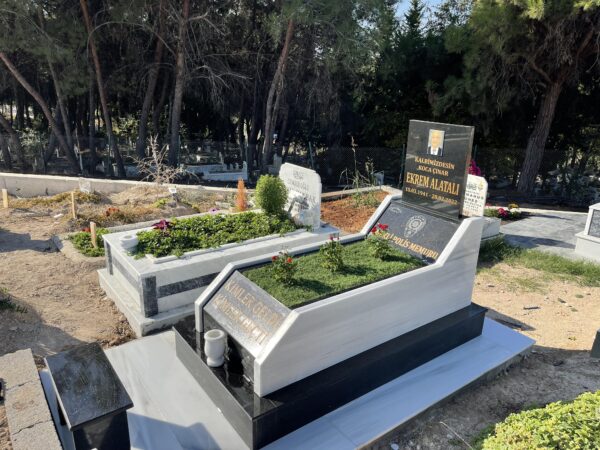 Kişiye Özel Blok Granit ve Mermer Mezar Tasarımı - Görsel 10