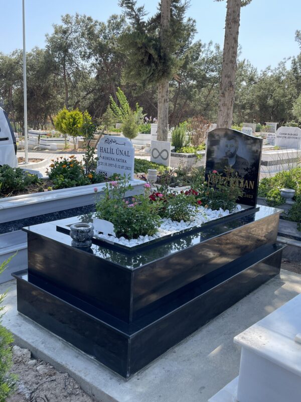 Tek Kişilik Granit Mezar Modelleri - Görsel 4